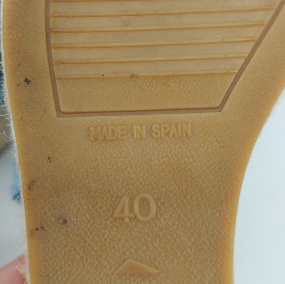 Manebí San Francisco Denim Wedge Slide - Picture 7 of 8